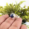 Lapis Lazuli Ring, Handgjord Ädelstensring, 925 Massiv Sterling Silver Ring Antika Smycken, För Förlovningsgåva