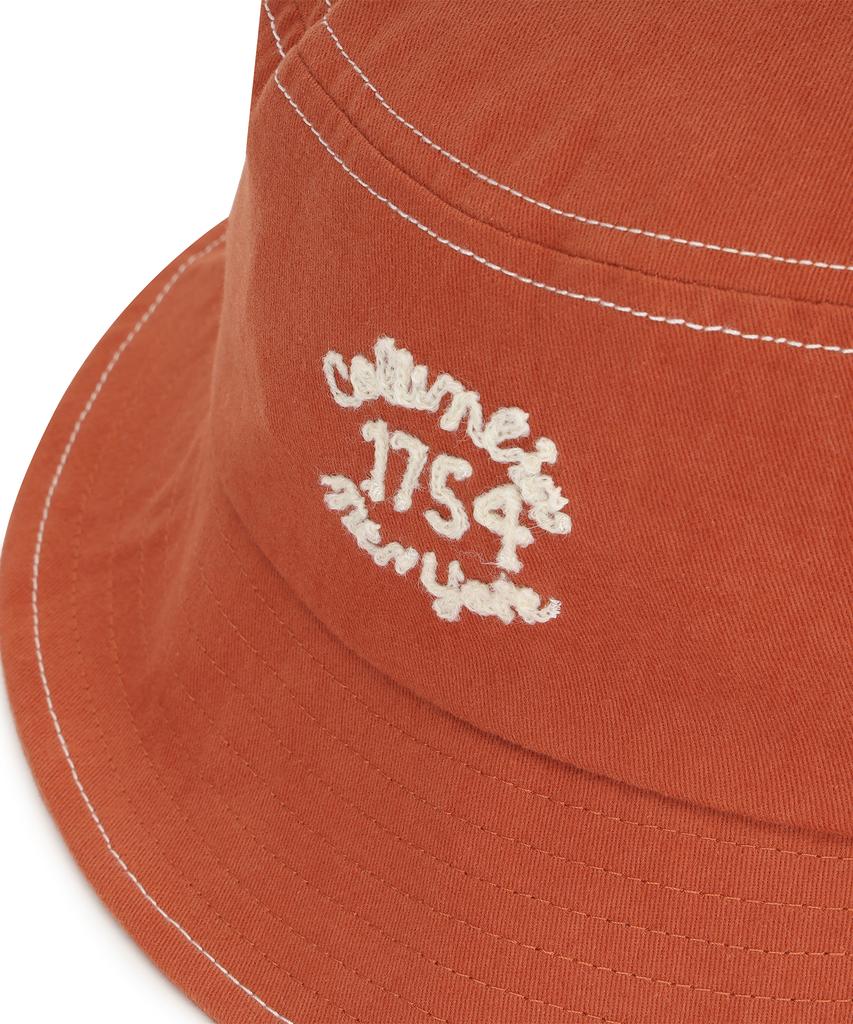 COLUMBIA UNIVERSITY 1754 Classic Logo Bucket Hat Orange