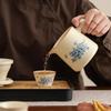 Portable Ru Kiln Tea Set for Outdoor Travel: Includes Bag and Quick-Draw Cup for Camping and Tourism