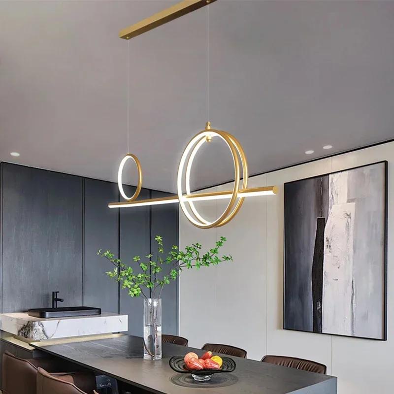 Modern LED Ceiling Chandelier For Living Room Dining Room Kitchen Bar Bedroom Pendant Light Home Decoration Indoor Light Fixture