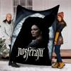 1pc Nosferatu, Dracula Outdoor Flannel Blanket Gift For Boys Girls Adults, Family Friends