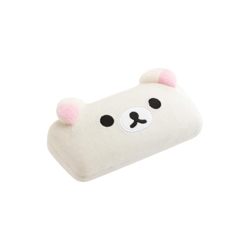 San-X Rilakkuma Plush Glasses Case, Korilakkuma, DG33502, H70 X W160 X D50mm