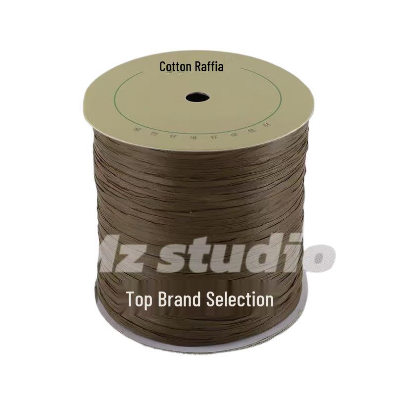 250m Bast Baumwollstroh Rolle für DIY: Handgefertigte Hüte & Taschen, Kostenloser Versand