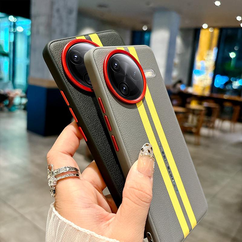 Für Xiaomi POCO F7 Pro Hülle Luxus PU-Leder Rennstrecke Schutz-Rückseite Hülle Für Xiaomi POCO F7 Ultra F7Pro Handyhülle