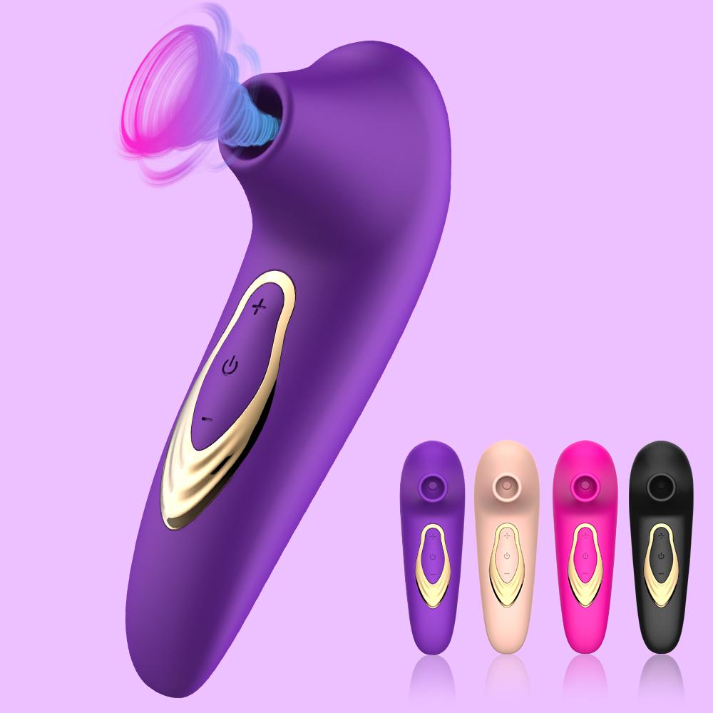 Powerful Suction Cup Clitoral Sucking Vibrator Clitoral Nipple Oral Vacuum Stimulating Massager for Female Masturbation Sex Toy