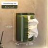 Nordic Style Wall-Mounted Tissue Storage Box for Bathroom