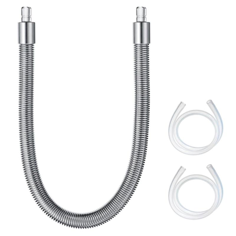 

Coffee Milk Casing Hose Stainless Steel Milk Frothing Assembly Milk Foam Tube With HP1/HP3 Adapter Easy to Install