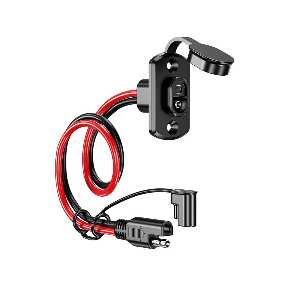 12AWG 30CM SAE Quick Connector Harness Dustproof Female Power Wire Connector Harness for Solar Panel Generator Battery Charger