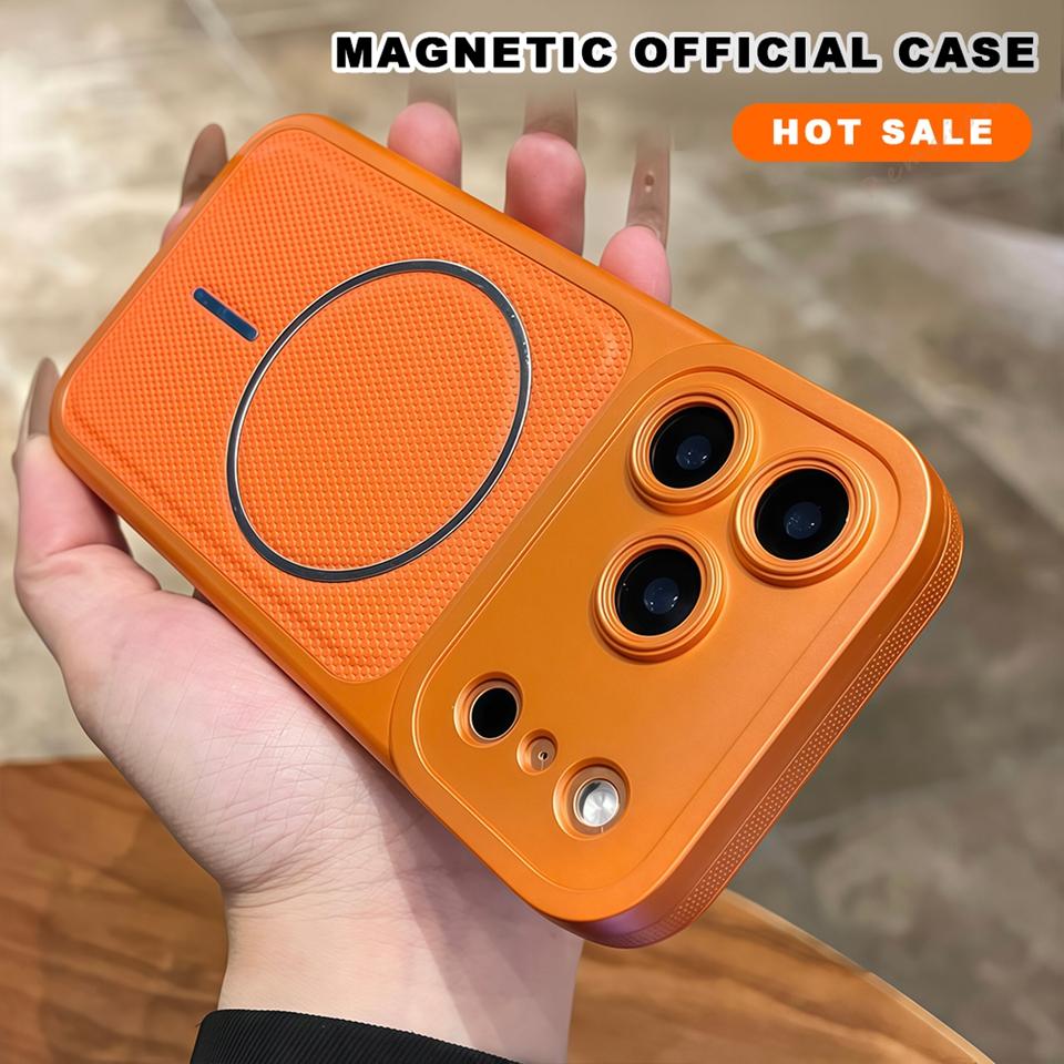 Wireless Charging Magnetic Phone Case For For Iphone 17 13 14 1 16 Pro Max 16Pro 17Pro Official Silicone Protector Cover