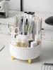 Desktop Rotating Makeup Brush Storage Box, Cosmetics Rack, Desktop Vanity, Eyeshadow Brush, Lipstick Box, Pen Holder