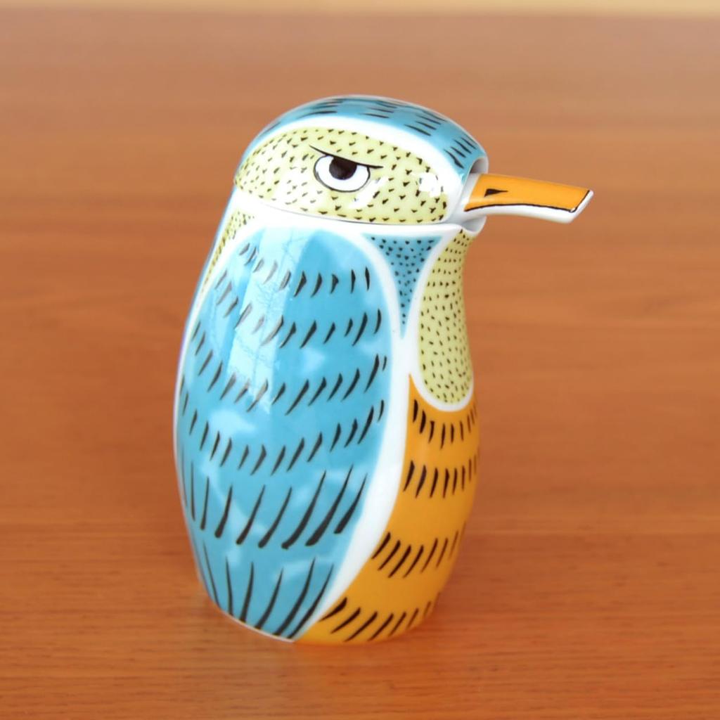 Stylish and cute compact soy sauce Arita kingfisher made in dispenser, ware, porcelain, design, large, 180ml, Japan.