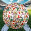 Custom Name Personalized Crayon Shin Print Size 5 Soccer Ball Training & Match Football, for Team, Kicking, Gift for Football