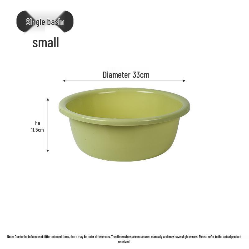 Back-to-School Essentials: Two-Piece Multi-Functional Thickened Washbasin and Handheld Plastic Water Bucket