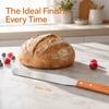 Wood Handle Stainless Steel Spatula Straight Blade Bread Cream Scraper  Baking Pastry