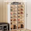 Foldable Shoe Cabinets Living Room Shoe Box Large Capacity Multifunctional Storage Box Modern Simple Home Organize Furniture