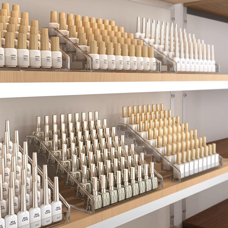 Acrylic Tiered Display Stand for Perfume, Trading Cards, Cosmetics, and Nail Polish