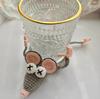 Crochet Coaster Handmade Animal Cup Coasters Hand Woven Placemat Heat Resistant Mug Mat Kitchen Home Decor