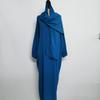 Yiduo Duo New Middle East Hijab Long Robe - Solid Color Simple Dress 21499
