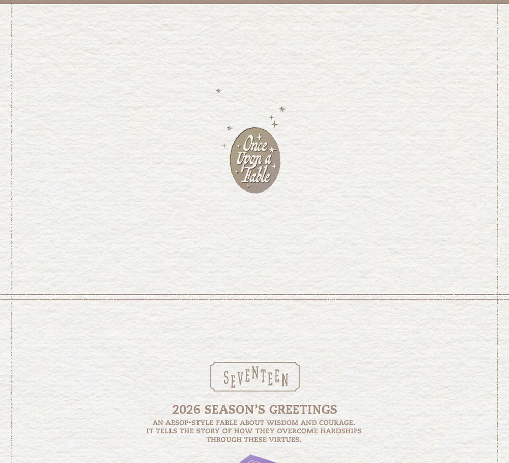 [POB] SEVENTEEN (SVT) - 2026 SEASON'S GREETINGS [Once Upon a Fable]