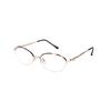 Reading Bifocal Senior UV Pink Diamond Cut H178BD [Hackberry] Glasses, Sunglasses, Photochromic, Thin, Glasses, Cut, Women's, Stylish, Half-Rim, Gold,