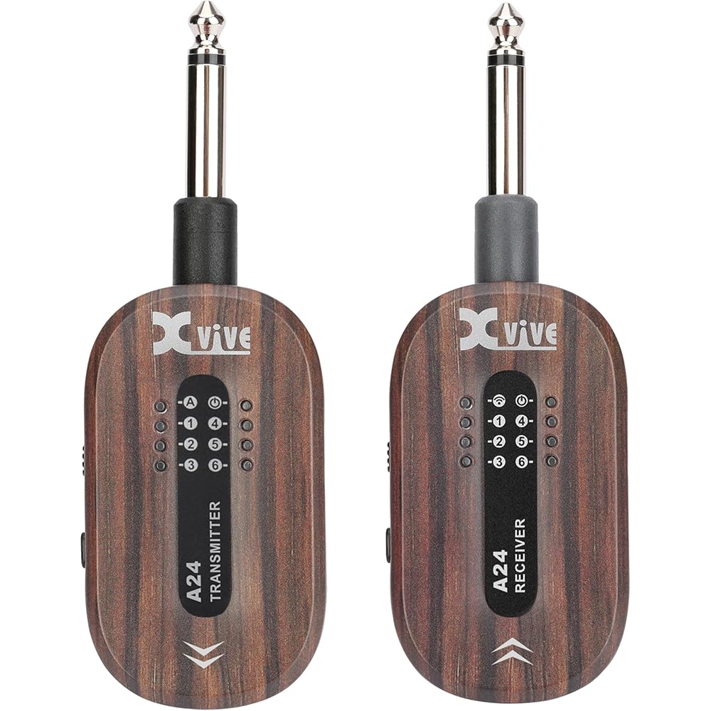 Xvive Xvibe A24 Guitar Wireless System XV-A24 Rosewood Wireless Guitar System Rosewood
