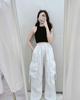 2026 Women's High-Waisted Retro Workwear Wide-Leg Pants - Loose, Floor-Length Design