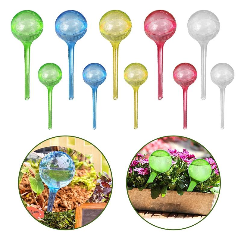 3/6pcs Automatic Plant Water Feeder Plant Watering Bulbs Round Self-Watering Globes Flowerpot Drip Irrigation Device
