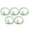 5PCS Double Ring Presser Foot Stainless Steel Presser Foot Ring Sewing Presser Foot for Industrial