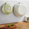 1pcs Wall Mounted Basin Holder Space Saving Bathroom Storage Rack Punch Free Hanger For Washing Basin Household Daily Organizing