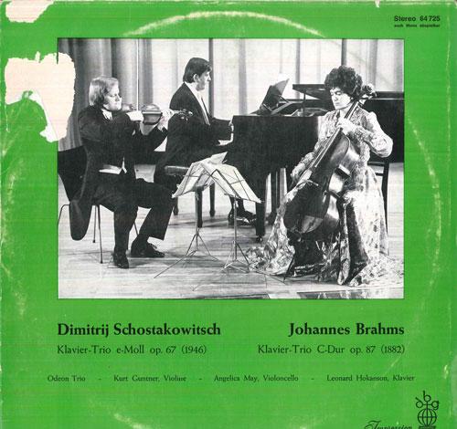 

LP Record ODEON TRIO - Schostakowitsch Klavier Trio E-moll 64725 IMPRESSION Germany Classical Used