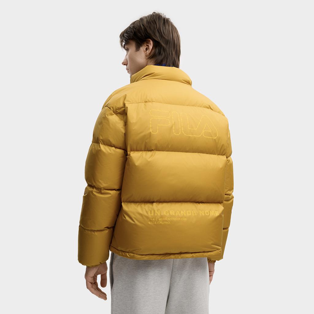 Fila Original Small Sun RGB Colorful Retro Fashion Simple Personality Trendy Casual Versatile Comfortable Warm Loose Down Jacket F11M549920FYE