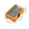 Drill Bit Set 50X Power Screwdriver Drill Impact Drill Bit Woodworking Drill Bits Screwdriver Drill Adapter With Storage Box