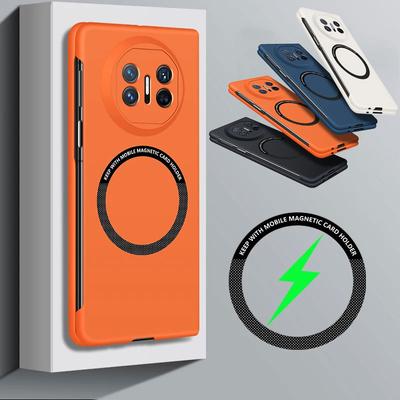 For Magsafe Magnetic Case for Huawei Mate X5 X3 X2 Slim Frameless Hard PC Back Cover Wireless Charging Cases For Mate X3 X2 X5