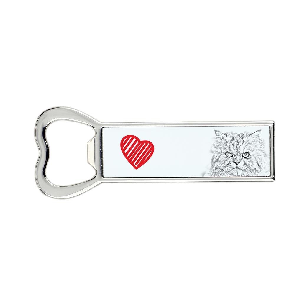 Persian – Bottle opener with a cat, personalized fridge opener | Art-Dog