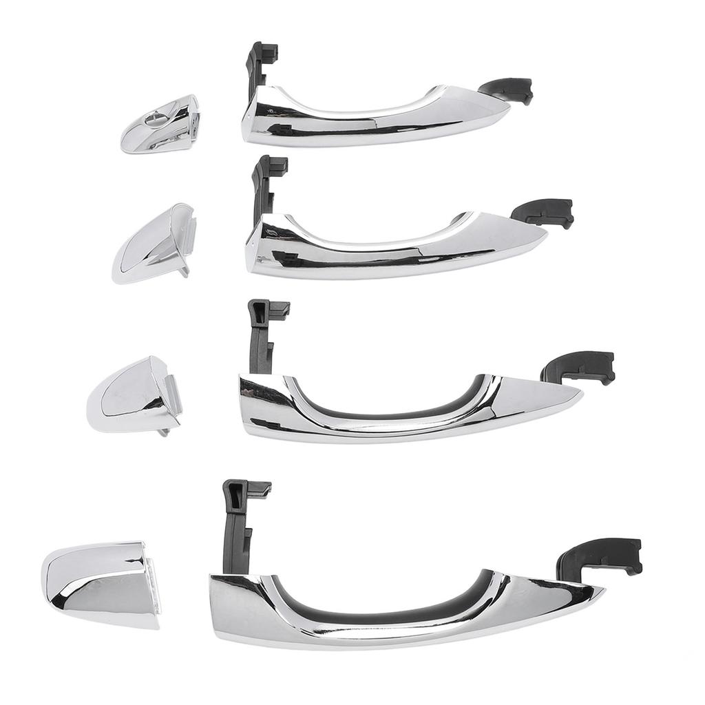 4PCS Outside Door Handle Set ABS Chrome Smooth Operation Comfortable Grip 82651C5010 for Sorento 2016 to 2020