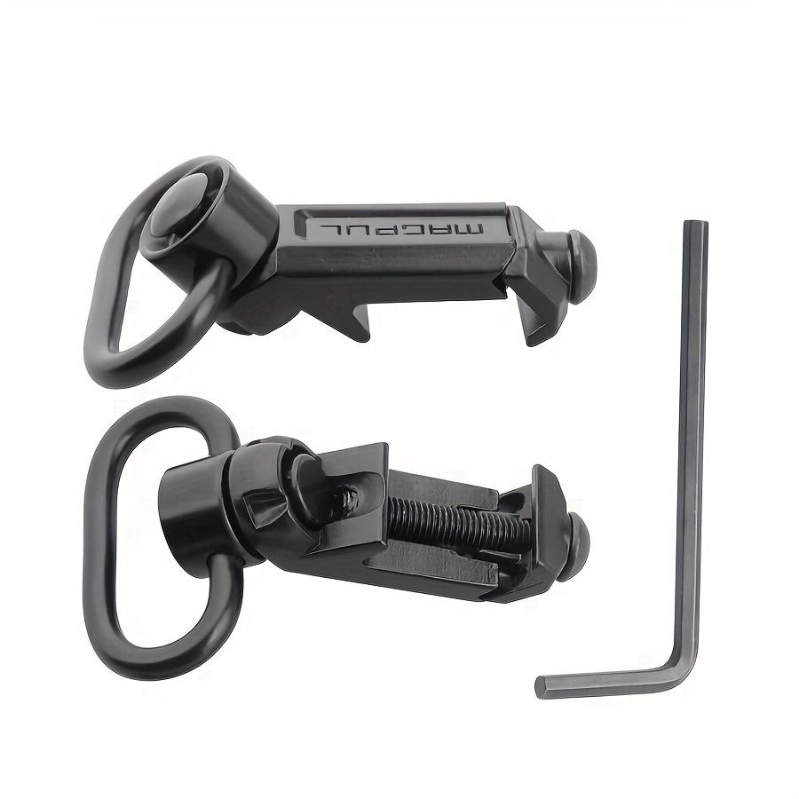 Tactical QD Sling Mount RSA Rail Attachment Zinc Alloy Metal Fiber Single Double Point for Hunting Fishing Gear Enthusiasts