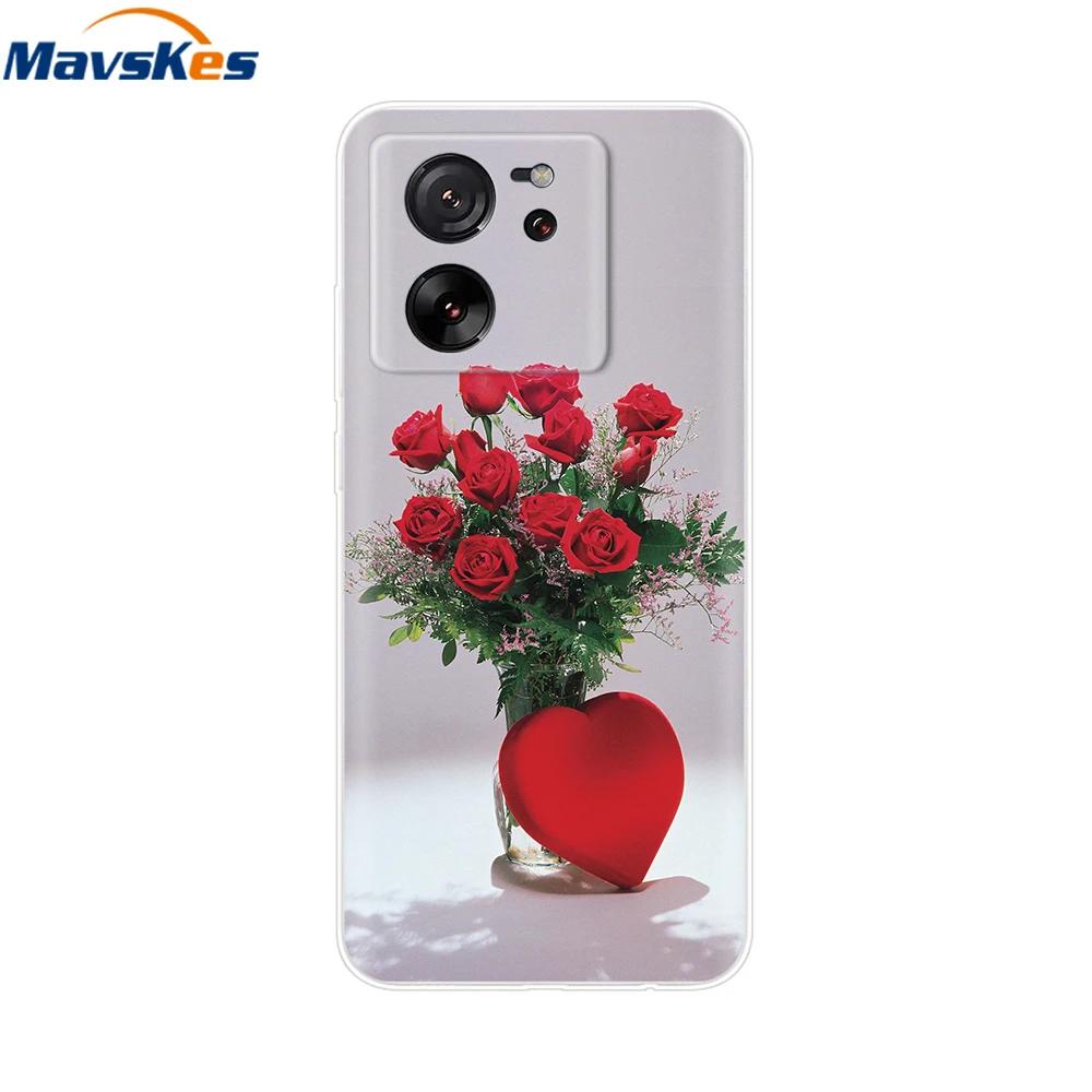 Mobile Phone Bag Case For Xiaomi 13T Case Mi13T Soft Silicone Cover For Xiaomi 13T Pro Clear Bumper For Xiaomi Mi 13T Pro Coque