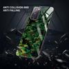 Camouflage Pattern Camo Military Army Glass Case For Samsung Galaxy S21 S20 Ultra S10 Plus Lite S20fe 5g S10e S9 S8 Shell Funda