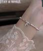 999 Sterling Silver Bamboo Joint Bracelet - Essential Niche Design for Little Fairies