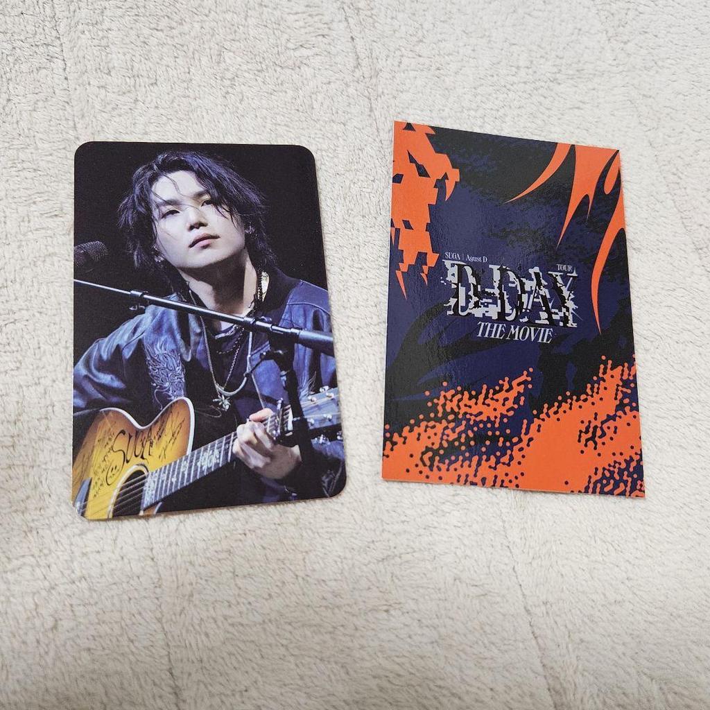 [USED] BTS SUGA D-DAY THE MOVIE Korean CGV Bonus Random Trading Card