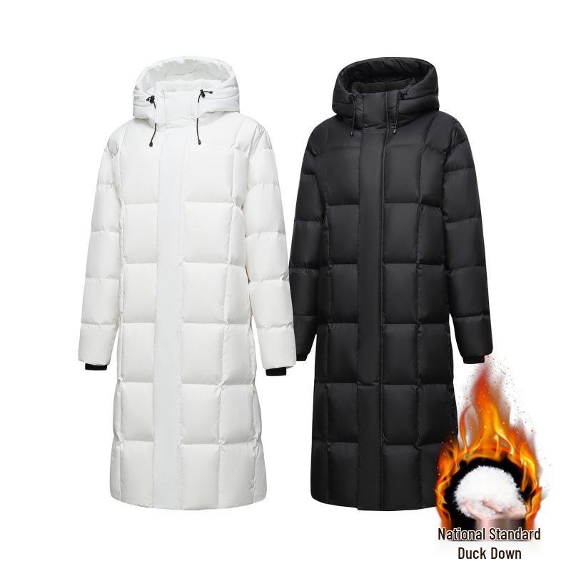 Unisex Over-the-Knee Duck Down Team Jacket for Winter Sports Training L
