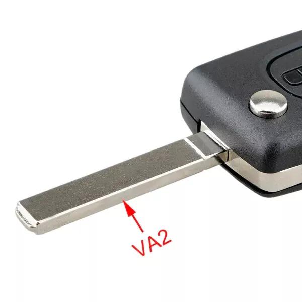 3 Buttons Key Shell for Peugeot 107 207 307 308 407 3008 / Citroen C3 C4 PICASSO BERLINGO JUMPY 0536 VA2