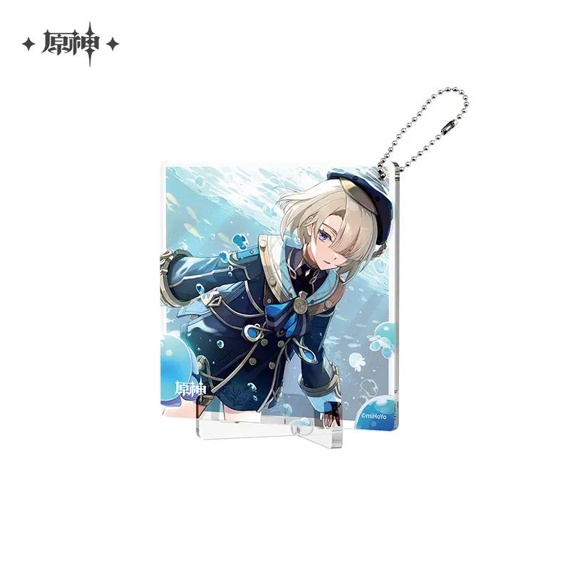 Sunsyea Genshin Impact Official Merch miHoYo Original Birthday Series Coaster Keychain Stand Kazuha Eula Ayaka Albedo