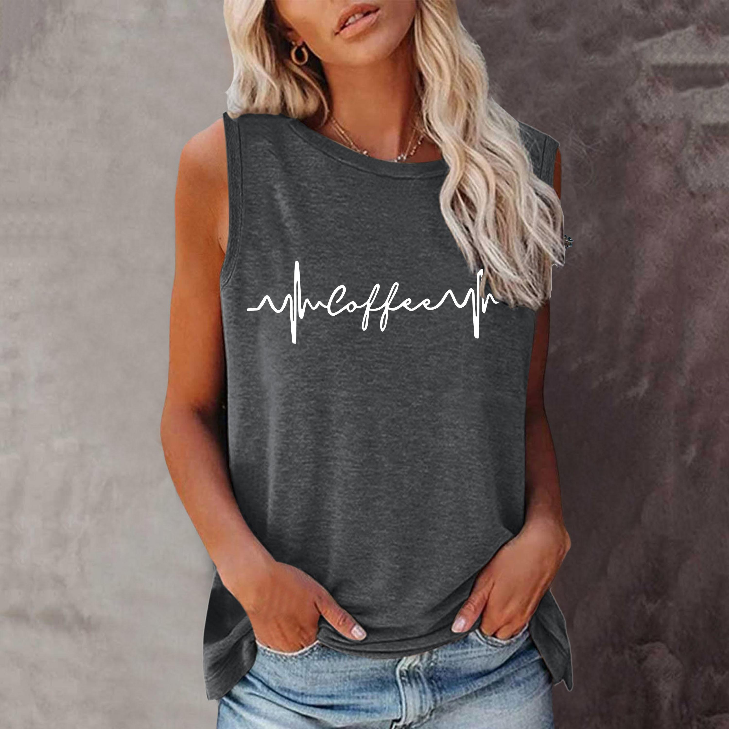 Round neck casual top for summer and spring women s clothing, Harajuku top S
