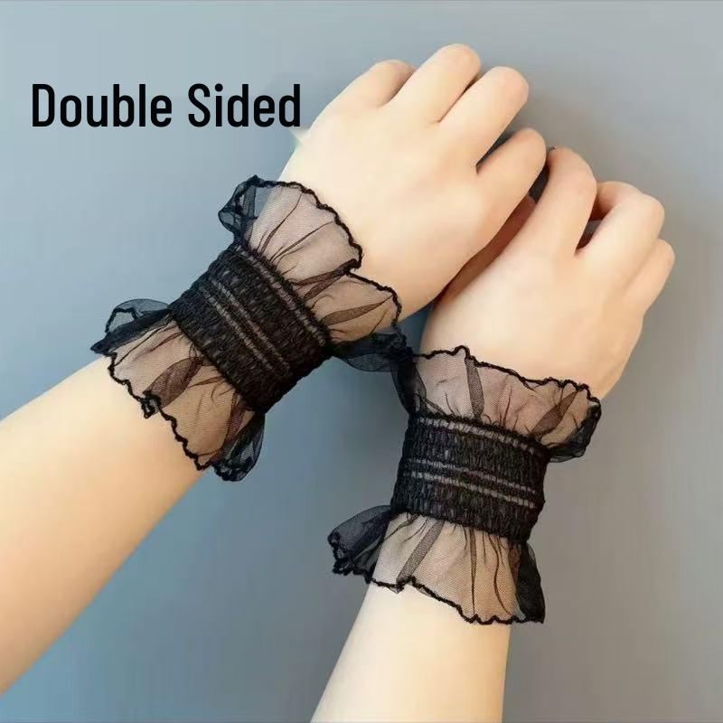 

Кружевные рукава-браслеты: Защита от солнца и украшение рук для фото JK и сказочных коротких видео One Size