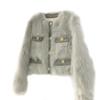 European and American Bestseller Merard Hardware Fur Jacket for Women, Autumn and Winter New Elegant Socialite Short Jacket