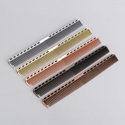 Dubonnet Профессиональный Ультра тонкий парикмахерский Инструмент для укладки волос Парикмахерская Стальная расческа