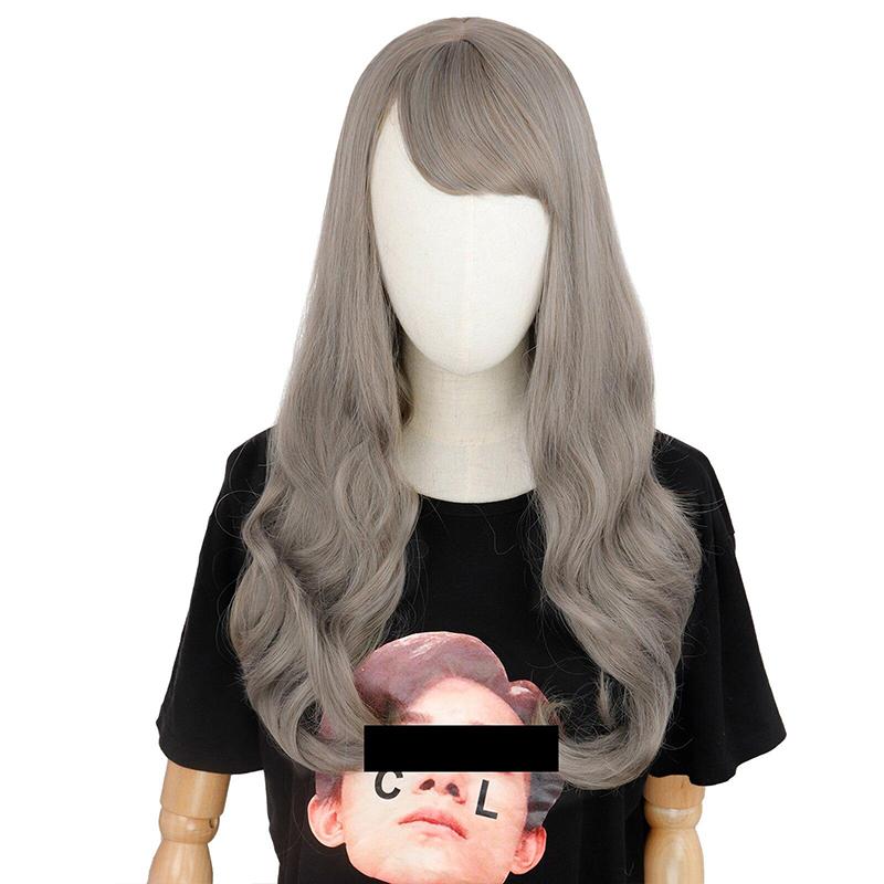 

Длинные волнистые парики MERISIHAIR для чернокожих женщин, афроамериканские синтетические волосы, розово-коричневые парики с челкой, термостойкий парик