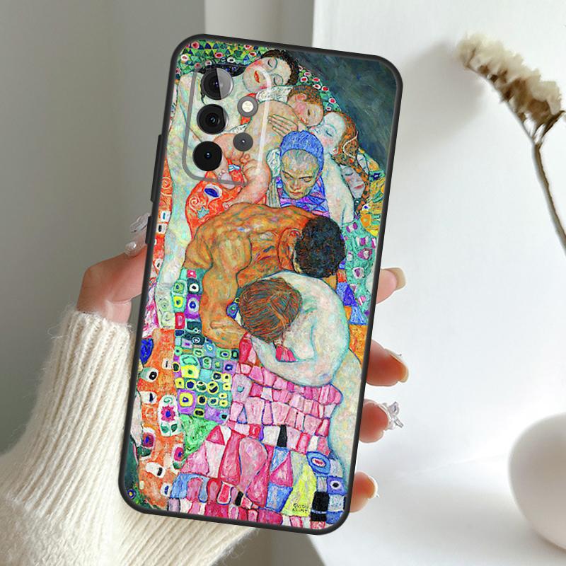 

Kiss by Gustav Klimt Case For Samsung Galaxy A13 A33 A53 A06 A17 A56 A36 A26 A16 A15 A35 A55 A34 A54 A52 A12 A32 Samsung A72