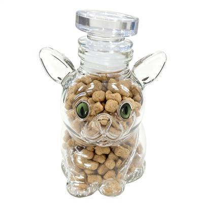 Großes Bonbonglas Snack-Aufbewahrungsglas Tierförmige Dose mit Deckel Luftdichter Organizer Niedliche Lebensmittelaufbewahrungsbehälter für B iscuit